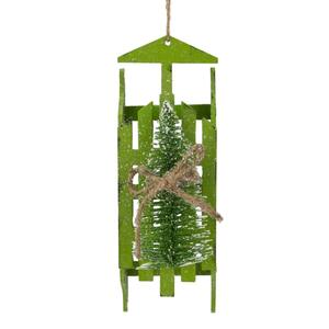 Northlight Wood Sled Christmas Ornament