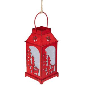 Northlight Reindeer Silhouette Lantern Ornament alternate view