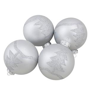 Northlight Christmas Tree Ball Ornaments - Set of 4