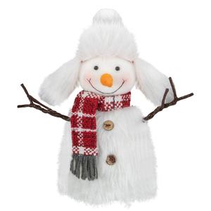 Northlight 10in. Snowman in Plaid Christmas Decoration