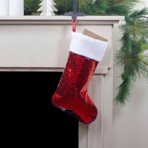 Northlight 19in. Sequin Christmas Stocking alternate view