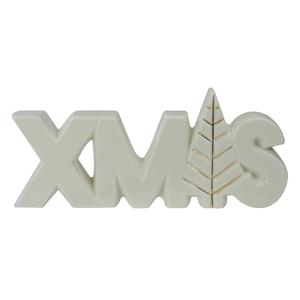 Northlight Lettered 8in. XMAS Tree Ceramic Christmas Sign