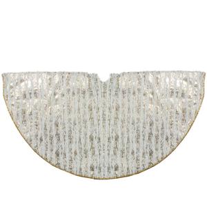Northlight 48in. Wood Grain Pattern Christmas Tree Skirt