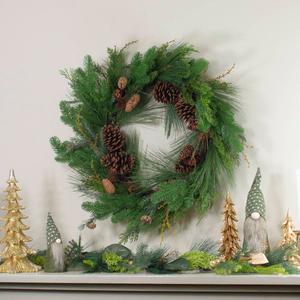 Northlight 32in. Pine Cone Artificial Christmas Wreath alternate view