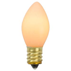Northlight C7 White Opaque Replacement Bulbs - Pack of 4