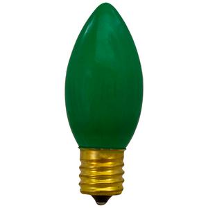 Northlight C9 Green Opaque Replacement Bulbs - Pack of 4 alternate view