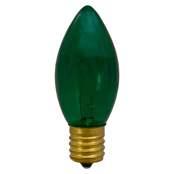 Northlight 4pk. C9 Green Transparent Replacement Bulbs alternate view