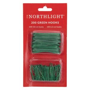 Northlight 200ct. Green Ornament Hooks alternate view