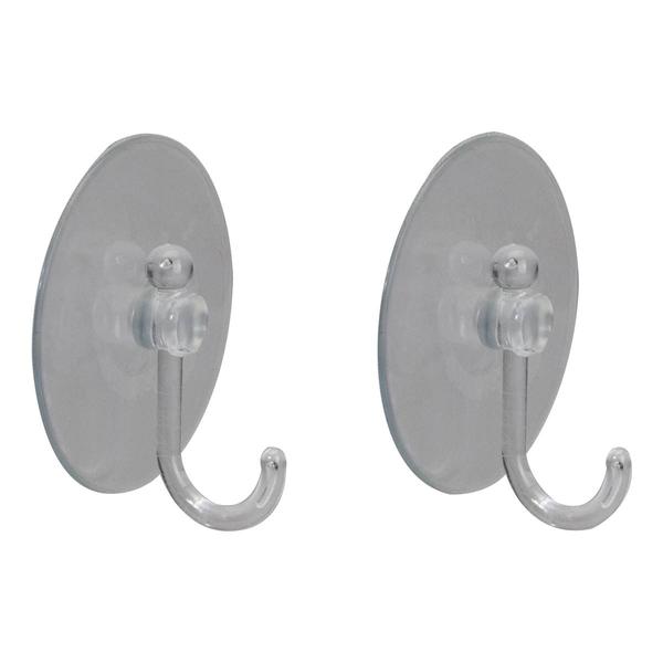 Northlight 2pk. Clear Suction Cups with Hooks alternate view