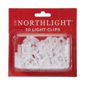 Northlight 50ct. Outdoor Gutter Christmas Light Clips alternate view