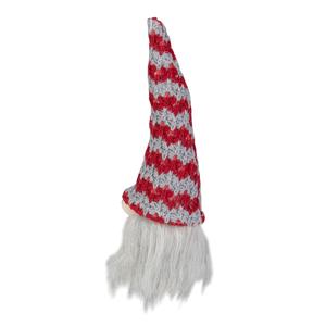 Northlight 8in. LED Red & Grey Gnome Head Christmas Ornament alternate view