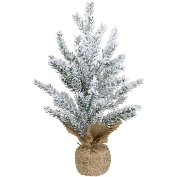 Northlight 12in. Flocked Mini Pine Christmas Tree