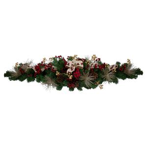 Northlight 52in. Berries & Bow Artificial Christmas Swag alternate view