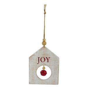 Northlight Rustic Wooden JOY Bell Christmas Tag Ornament