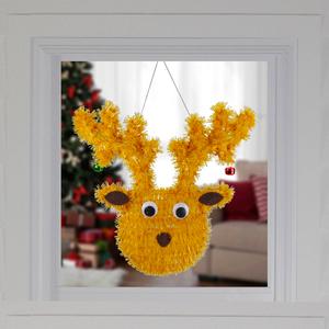 Northlight Tinsel Reindeer Christmas Decor alternate view