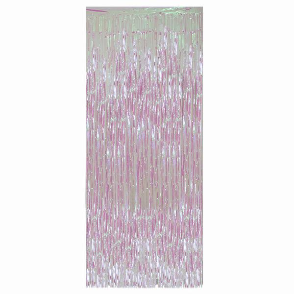 Northlight Iridescent Tinsel Christmas Curtain