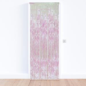 Northlight Iridescent Tinsel Christmas Curtain alternate view
