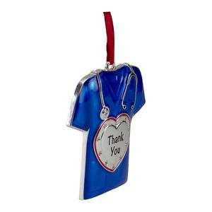 Northlight Blue Scrubs Christmas Ornament alternate view