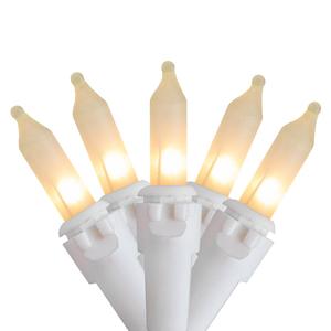 Northlight 50.5ft. Frosted Clear Mini Christmas Lights
