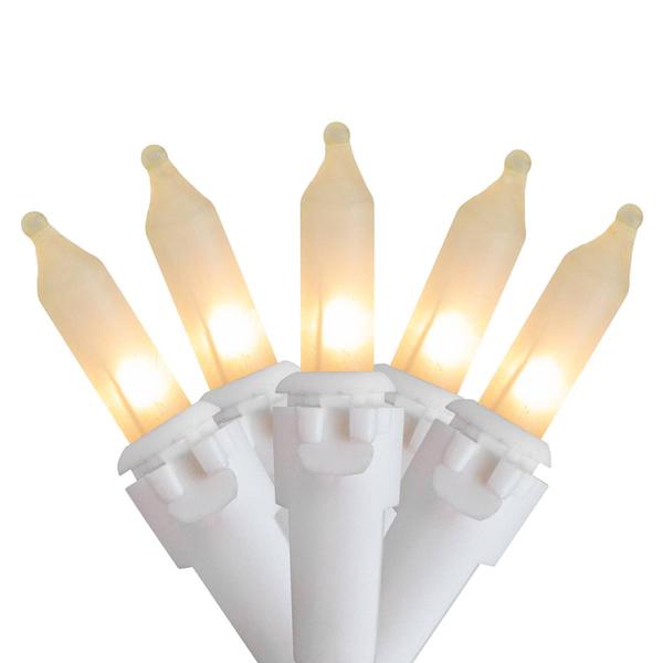 Northlight 50.5ft. Frosted Clear Mini Christmas Lights