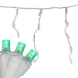 Northlight 5.5ft. Green LED Icicle Christmas Lights alternate view