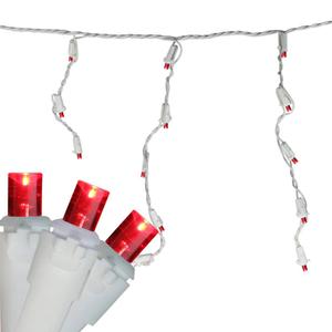 Northlight 5.6ft. Red LED Icicle Christmas Lights alternate view