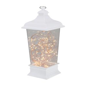 Northlight Tapered Lantern with Rice Lights Decoration