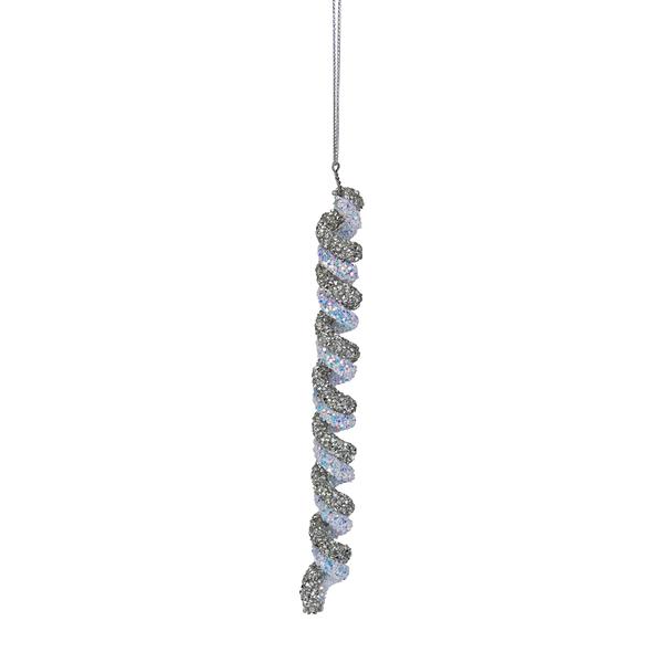 Northlight Spiral Twisted Icicle Christmas Ornament