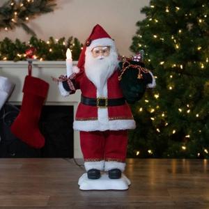 Northlight 24in. Animated Santa Claus Christmas Figure alternate view