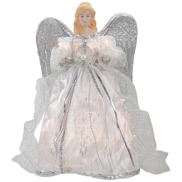 Northlight 12in. Angel with Wings Christmas Tree Topper