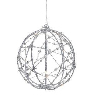 Northlight 8in. LED Christmas Hanging Ball alternate view