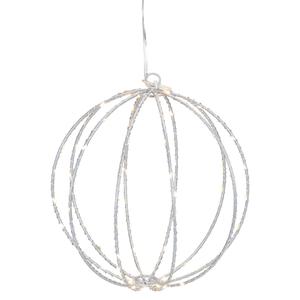 Northlight 8in. LED Christmas Hanging Ball Decor