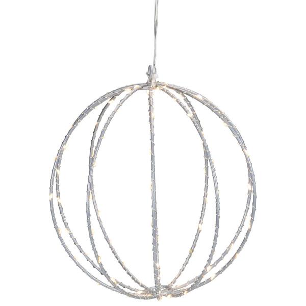 Northlight 8in. LED Christmas Hanging Ball Decor alternate view