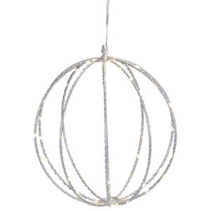 Northlight 8in. LED Christmas Hanging Ball Decor alternate view