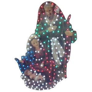Northlight 48in. LED Christmas Outdoor Nativity Scene