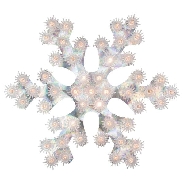 Northlight Holographic Snowflake Christmas Window Decor