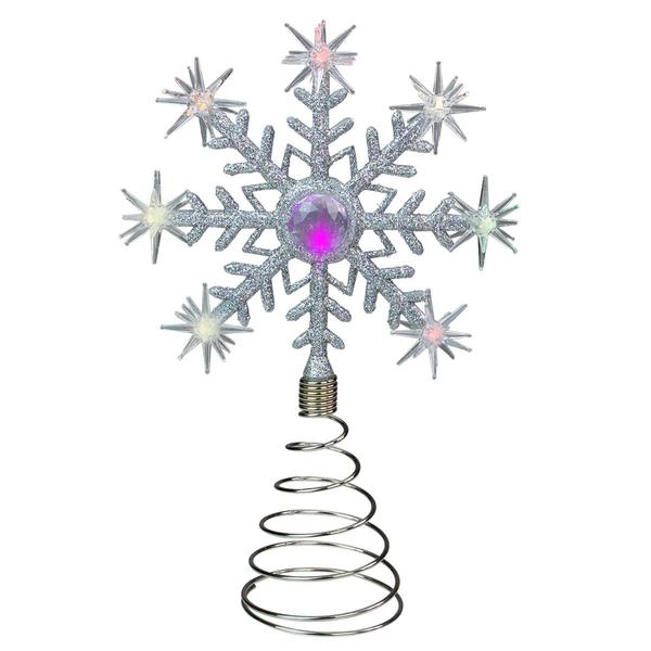 Northlight 11in. LED Snowflake Christmas Tree Topper