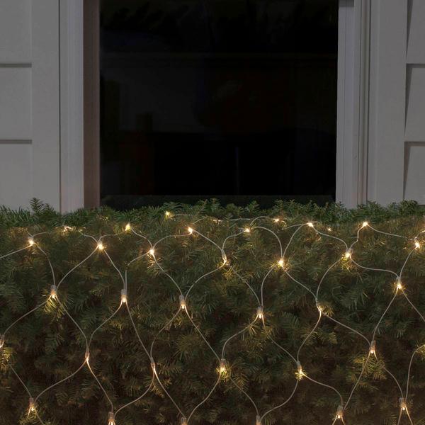 Northlight 6ft. White Mini Net Style Christmas Lights alternate view