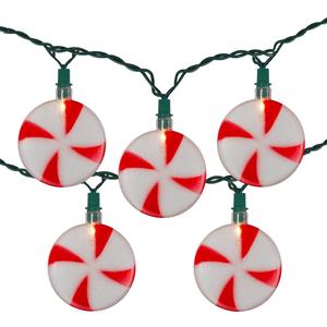 Northlight 6ft. Peppermint Christmas Light Set