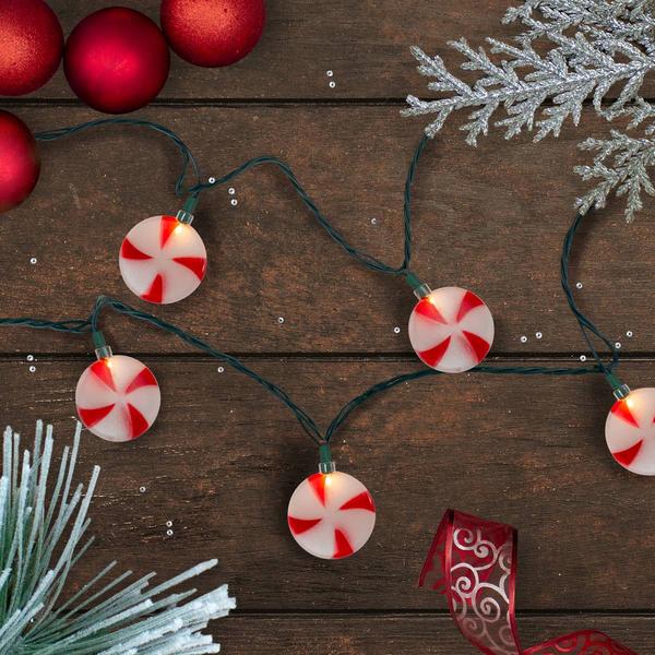 Northlight 6ft. Peppermint Christmas Light Set alternate view