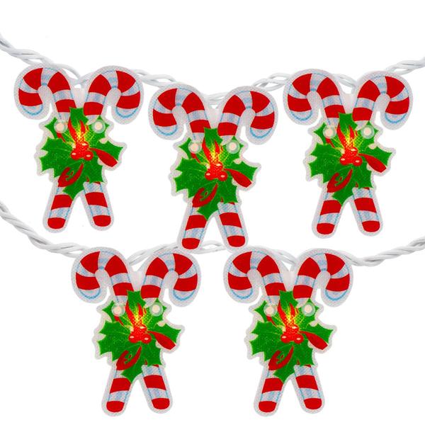 Northlight 10ct. Candy Cane Christmas Light Set