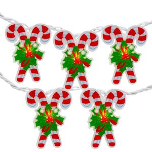 Northlight 10ct. Candy Cane Christmas Light Set