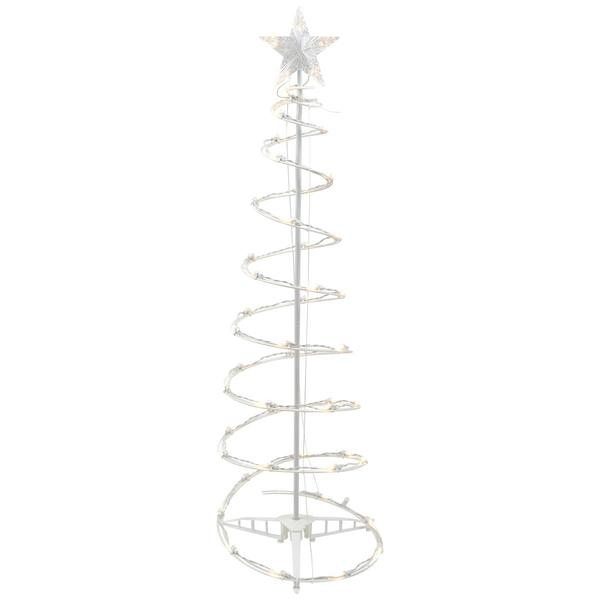 Northlight 4ft. Warm White LED Spiral Cone Tree