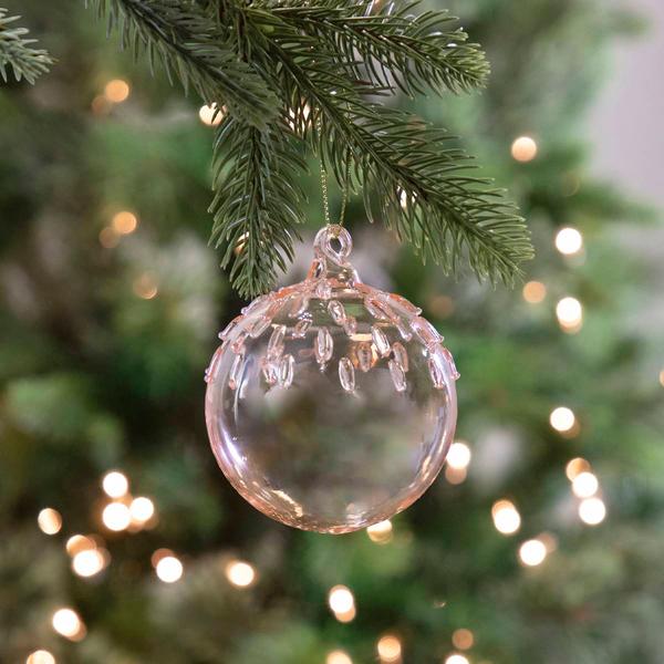 Northlight 3in. Iridescent Glass Ball Christmas Ornament alternate view