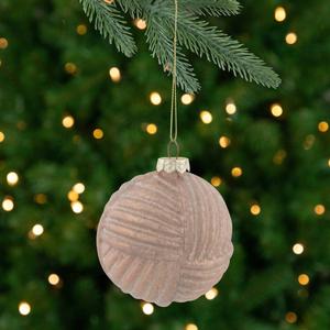Northlight 3in. Woven Mercury Ball Christmas Ornament alternate view