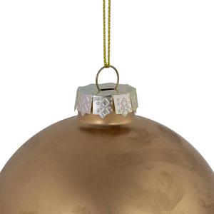 Northlight 3.5in. Brushed Glass Ball Christmas Ornament alternate view