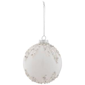 Northlight 4in. Sequin Glass Ball Christmas Ornament