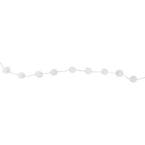 Northlight 9ft. White Plush Snowball Christmas Garland