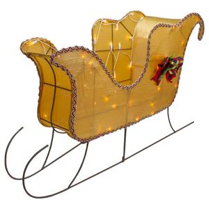 Northlight 36in. Shiny Sleigh Outdoor Christmas Decor alternate view