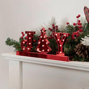 Northlight 6.5in. LED Joy Christmas Marquee Sign alternate view